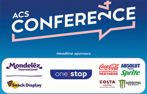 ACS Conference 24, headline sponsored by Mondelez, One Stop, Coca-Cola Europacific Partners