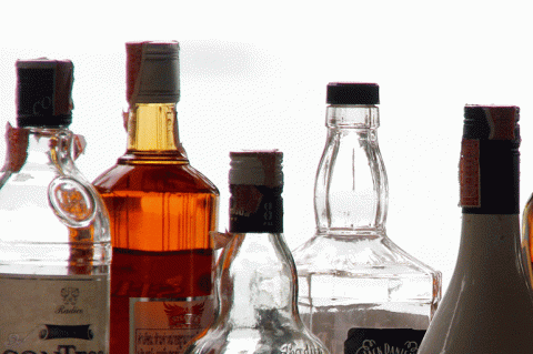 Bottles of Alcohol