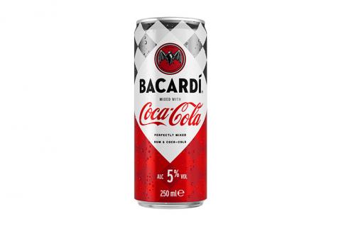 Can on a white background