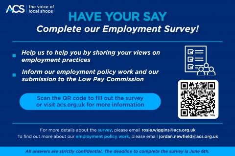 Have Your Say: Complete our Employment Survey!