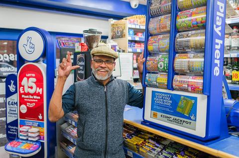 Raj and Scratchcard Dispenser