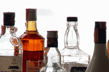 Bottles of Alcohol