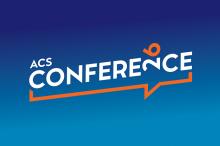 ACS Conference26 logo on a blue gradient background