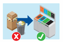 Recycling bins