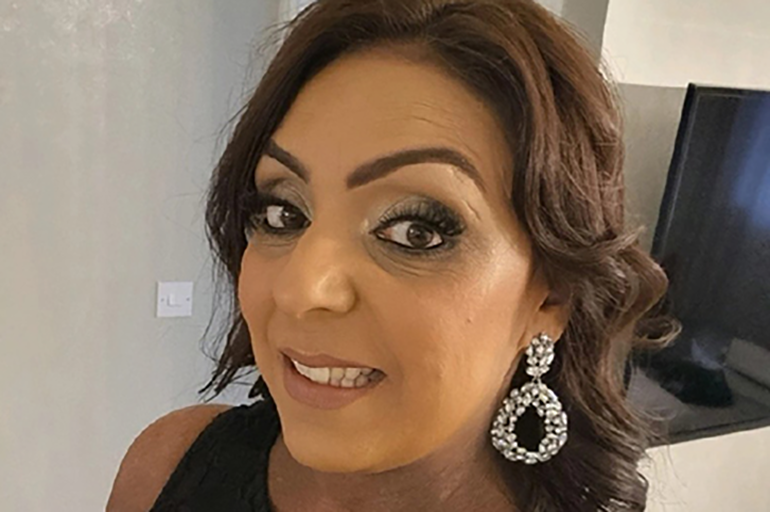 Woman smiling