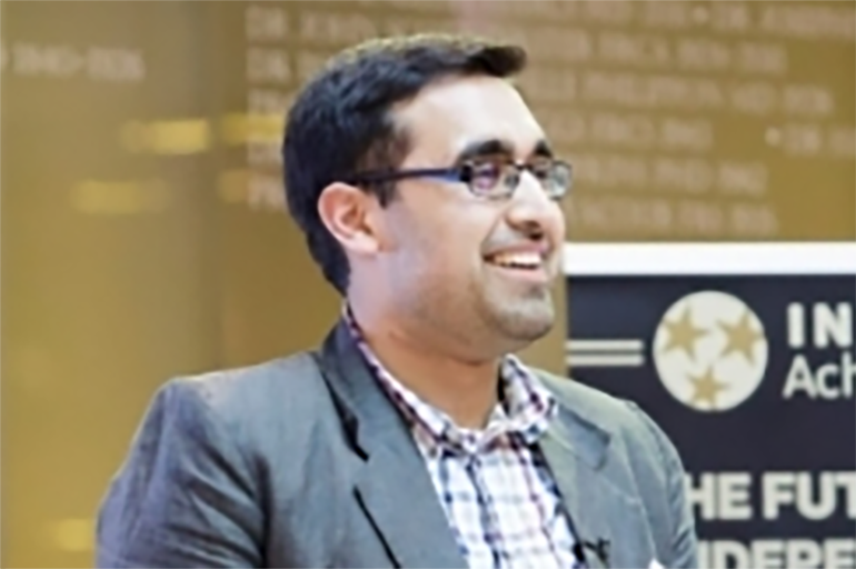 Man smiling